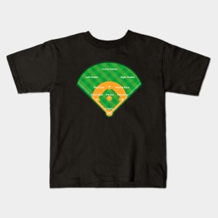 Baseball Diamond Kids T-Shirt